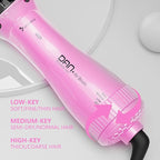DAN Technology Brush Blow Dryer,Blow Dryer Brush Straightener,Paddle Brush BlowDryer,2 inch BrushHairDryers,BrushBlowDryer for Black Women