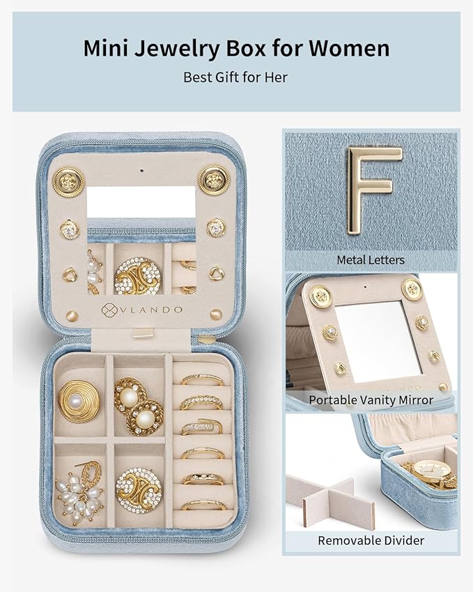 Vlando Jewelry Box for Aunt Gifts from Niece Nephew, Birthday Gifts for Aunt - Image 4