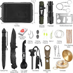 Gifts for Men Dad Husband Teenage Boy, Survival Kit 28 in 1, Survival Gear Tool - Image 2