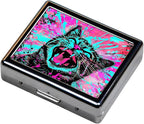 Cute and Portable Metal Pill Organizer – 8 Compartments, Elegant Chrome Finish - Image 2