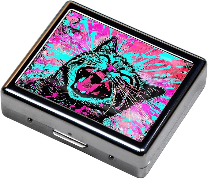 Cute and Portable Metal Pill Organizer – 8 Compartments, Elegant Chrome Finish - Image 2