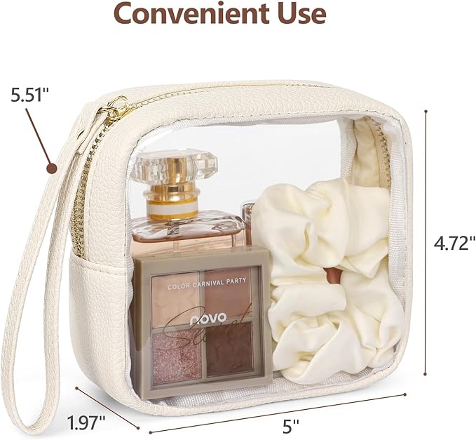 PACKISM Small Clear Makeup Bag - Image 5