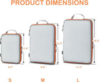 Cipway Mesh Compression Packing Cubes, Ultralight See Through Luggage Organizer - Image 4