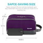 Gonex Travel Toiletry Bag Nylon, Dopp Kit Shaving Bag Toiletry Organizer Deep - Image 3