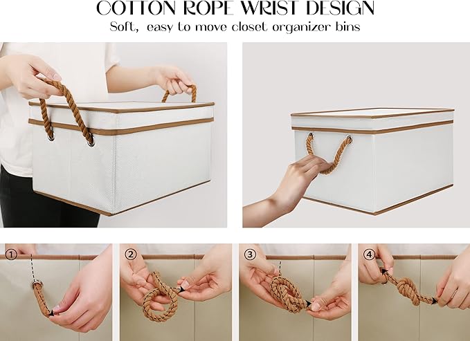 LoforHoney Home Fabric Storage Bins - Image 4