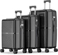 Nazhura Luggage Set, 3-Piece Hardside Suitcase Set, 20-inch Carry On, 28-inch by NazhuraGoodCompanionAtHome