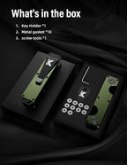 Key Organizer Key Holder Compact Key Case Minimalist Metal Key Chain Key Holder - Image 7