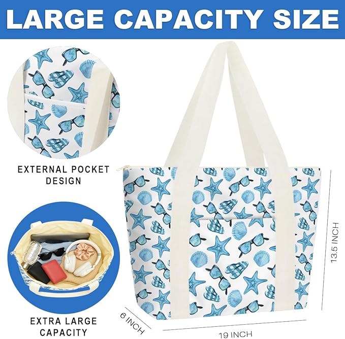 Beach Bags Wet Bag for Swimsuit Tote Bag for Friends Travel Gifts, Aloha Bags - Image 2