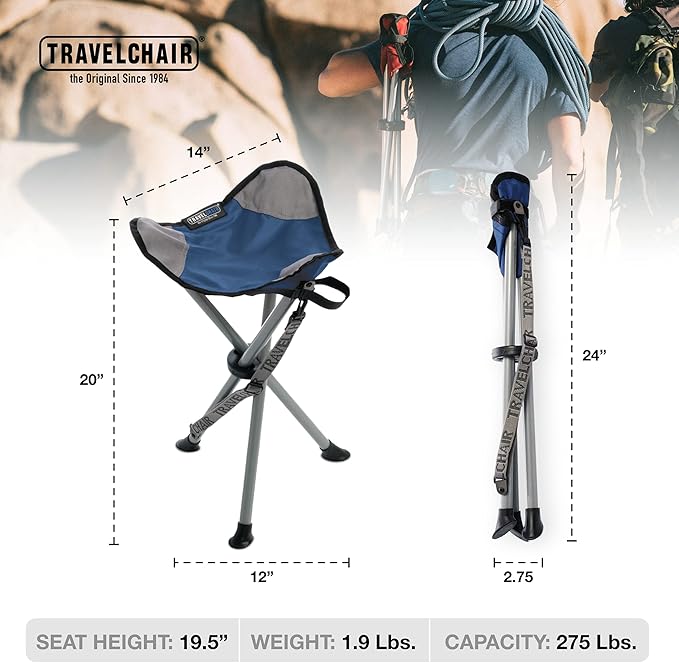 Travel Chair Slacker Tripod Chair - Image 3