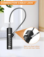 4-Digit Combination Cable Luggage Lock - Image 5