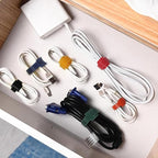 Cable Ties 180PCS, 4+6+8+10 inch Reusable Multi-Colour Cable Ties Wire Ties - Image 4
