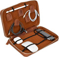 Medicine Handmade Leather Cable Organizer Bag – Full-Grain Leather Travel Tech by TORONATA