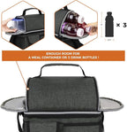 OPUX Lunch Box for Men, Adult Lunch Box Cooler, Insulated Lunch Bag Women - Image 7