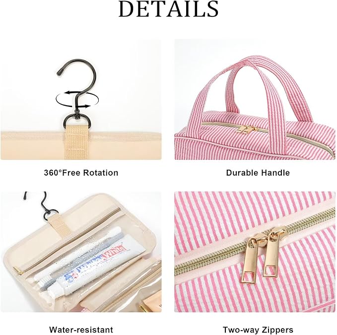 YOOLIFE Travel Toiletry Bag Makeup Bag - Image 4