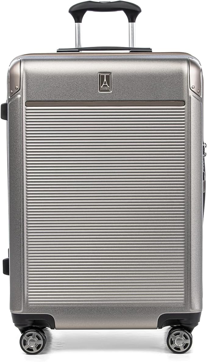 Travelpro Platinum Elite Hardside Expandable Checked Luggage, 8 Wheel Spinner by Travelpro