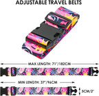 Adjustable Travel Luggage Strap Suitcase Belt Travel Bag Accessories 1.96 in W - Image 2