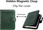 Passport Holder Cover Wallet RFID Blocking Leather Card Case Travel Accessories - Image 4