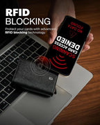 Jenoss Smart Wallet For Men: Full Grain Leather, Handcrafted, Slim RFID - Image 5