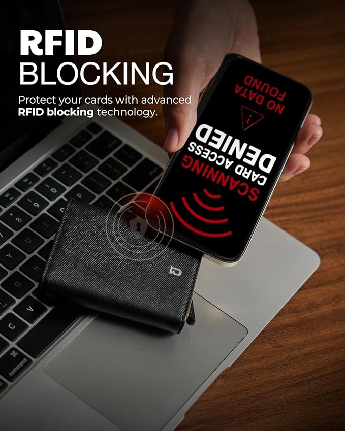 Jenoss Smart Wallet For Men: Full Grain Leather, Handcrafted, Slim RFID - Image 5