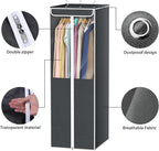 Univivi Garment Bags for Hanging Clothes, 2 Pack Large Clothes Storage Bags - Image 5