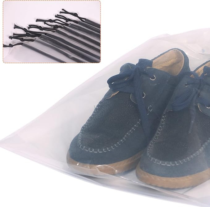 Set of 12 Transparent Shoe Bags - Image 3