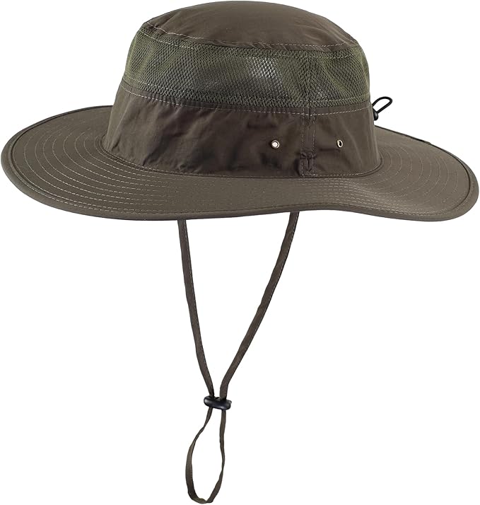 Home Prefer UPF 50+ Men's Sun Hat Wide Brim Bucket Hat UV Protection Hat by HomePreferHatsCaps