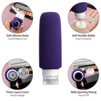 16 Pack Travel Bottles for Toiletries, Large 6oz Silicone Travel Containers - Image 4