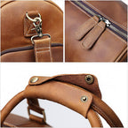Mullis Mercantile Leather Weekender Bag (22 inch Vintage Leather Duffle)