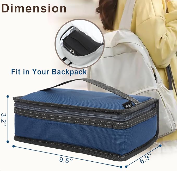 FlowFly Small Insulated Lunch box Portable Soft Bag Mini Cooler Thermal Meal - Image 4