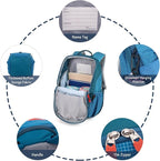 MOUNTAINTOP Kids Backpack 12L Toddler Hiking Backpack, Kindergarten Preschool - Image 4