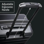 Samsonite Omni 2 Hardside Expandable Spinner Wheel Luggage, Checked Medium 24 in - Image 3