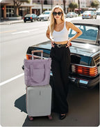 BAGSMART Tote Bag for Women, Lightweight Puffy Tote Bag - Image 6