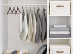 StorageWorks Wooden Hangers 30 Pack, Wood Coat Hanger - Image 9