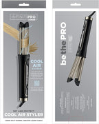 INFINITIPRO BY CONAIR Cool Air Curling Iron, Protects Against Damage and Locks in Style for Effortless Long Lasting Curls & Waves, Black
