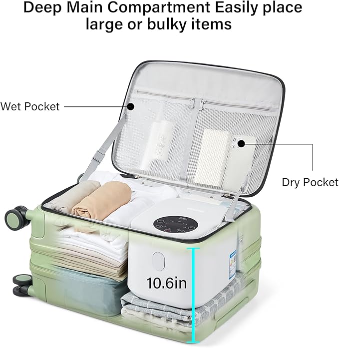 Hanke Hardside Expandable Carry On Luggage, 20 Inch Top Opening Trunk Luggages - Image 5