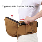 Sunveno Hip Baby Carrier with Seat, Ergonomic Baby Hip Carrier, Front-Facing - Image 8