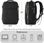 MOMUVO Large Travel Backpack Women, Flight Approved Carry On Backpack - Image 5