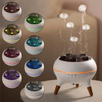 Essential Oil Diffuser for Home, Bedroom Humidifiers, Air Scent Aroma Aromatherapy Ultrasonic Humidifier Machine Timer Small Mini difusor de Aromas para casa Living Room Office Decor Gifts Jellyfish