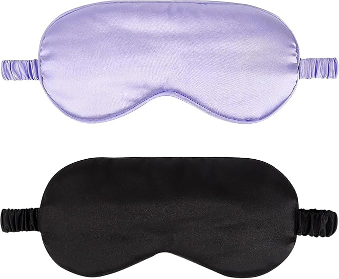 2Pack Silk Sleep Mask, IEKEODI Eye Mask by IEKEODI