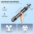 NEEWER LITETRIP LT38 61" Travel Tripod Carbon Fiber - Image 2