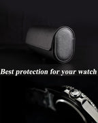 MR.OKAY 3 Watch Travel Case- Classic Leather Watch Case - Image 7