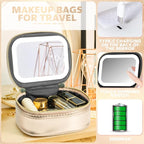Small Makeup Bag Travel Train Case - Image 3