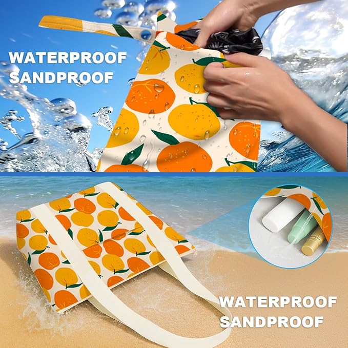 Beach Bags Wet Bag for Swimsuit Tote Bag for Friends Travel Gifts, Aloha Bags - Image 5