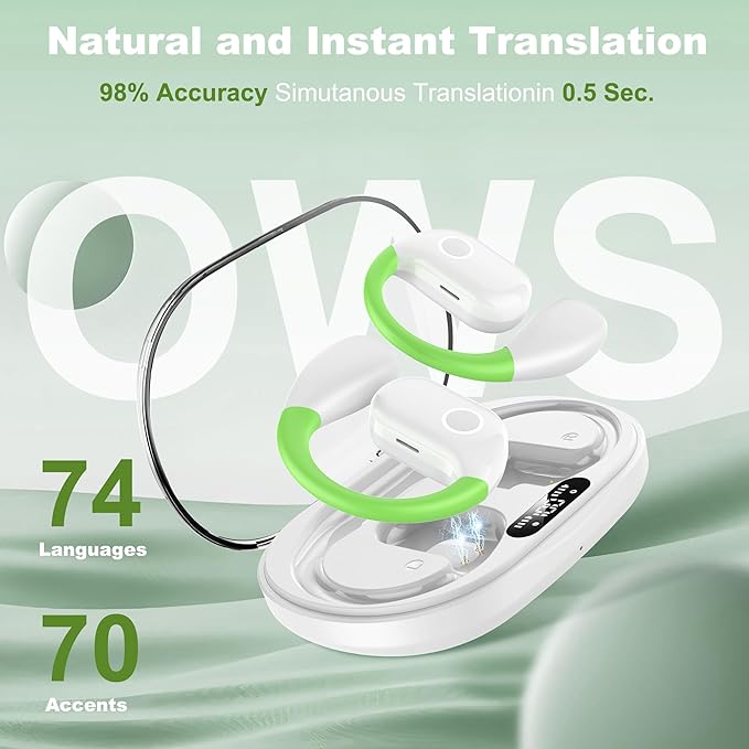 AI Language Translation Earbuds, Translator Earbuds Real Time - Image 4