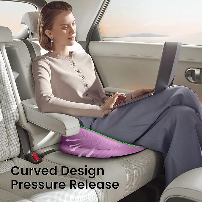 Benazcap Large Seat Cushion for Office Chair Memory Foam Coccyx Pain Relief - Image 6