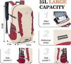 Hiking Backpack, Large 35L Travel Backpacks - Image 3