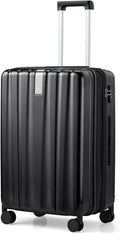 Hanke 24 Inch Expandable Checked Luggage Lightweight PC Hard Shell luggage by Hanke