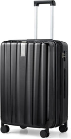 Hanke 24 Inch Expandable Checked Luggage Lightweight PC Hard Shell luggage by Hanke