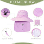 Fishing Hat Breathable Wide Brim Sun Hats - Image 5