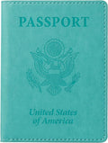 TIGARI Passport Holder for Travel Women Men, PU Leather Passport Wallet Cover by TIGARI